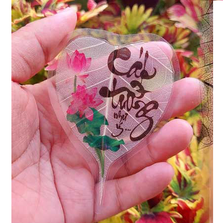 Lá Bồ Đề Ốp ĐT Hoa Sen-Cát Tường